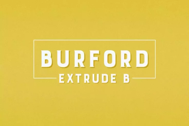 View Information about Burford Extrude Font