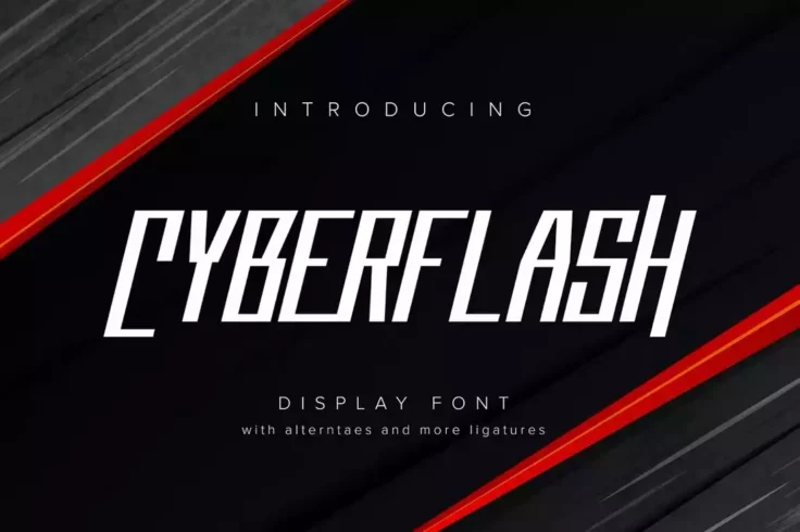 View Information about Cyberflash Techno Cyberpunk Font