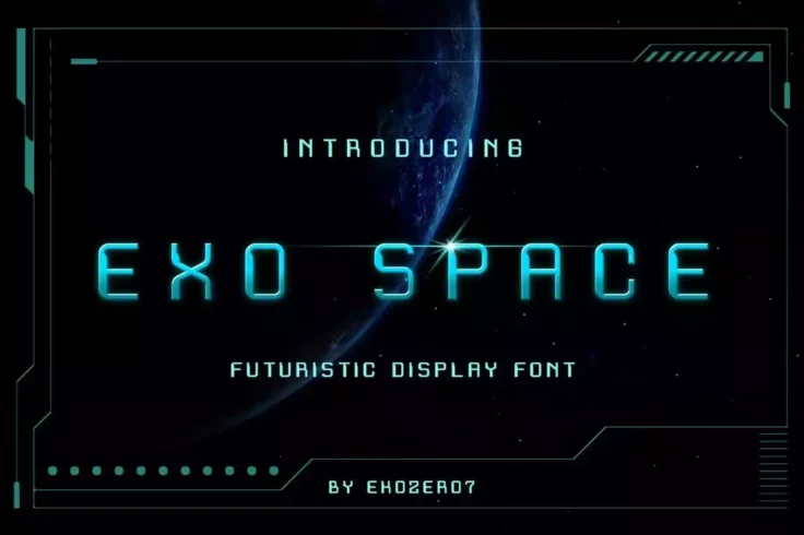 View Information about Exo Space Futuristic Display Font