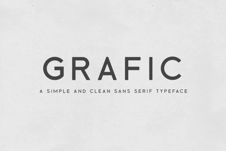 View Information about Grafic Minimalistic Sans-Serif Font